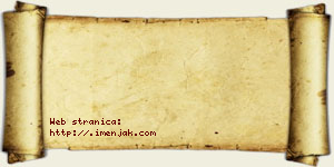 Jovana Košarović vizit kartica